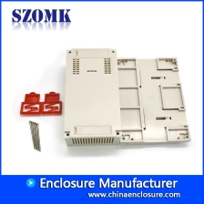 China plastic din rail enclosure with  155*110*60mm plastic junction industry box for electronic devices fabricante