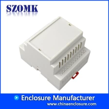 Cina plastic din rail manufacture induatrial enclsoure for electronic pcb board from szomk with  85x70x62mm produttore