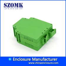China plastic dinrail enclosure for electronics project manufature plastic casing with 80*98*40mm manufacturer