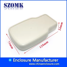 porcelana caja de plástico del equipo electrónico del recinto de mano AK-H-51 128 * 75 * 24mm fabricante
