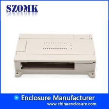 China plastic ourdoor electrical dinrail junction box with 168(L)*115(W)*40(H)mm plastic enclosures for eletronics manufacturer