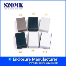 Chine boîtiers en plastique de conception de marque de Shenzhen OMK pour l'électronique de la Chine AK-S-01 19 * 50 * 80mm fabricant