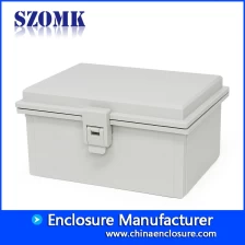 China szomk PCB Projeto eletrônico caixa de dobradiça à prova d'água AK-01-37 200*150*100mm caixa de caixa de dispositivo à prova d'água fabricante