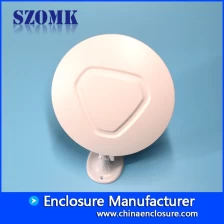 China szomk wireless sensor enclosure plastic router enclosure smart home controller with stereo fixed bracket fabricante