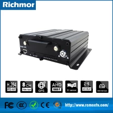China Full function 8CH mobile DVR for vehicle manufacturer