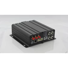 China Google map gps tracking mobile dvr with 4channels camera video with free software cms manufacturer