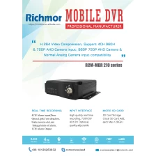 China Richmor RCM-MDR210 Classical Mobile DVR for 4 channels AHD Realtime Input Full Function DVR manufacturer