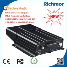 China Support IOS/Android Phone Remote monitor 5CH HARD DISK Mobile DVR manufacturer