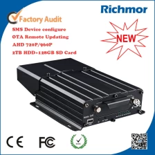China New product H.264 GPS/GSM/3G/WIFI/4G 4ch car dvr HDD/sim card mobile dvr with full AHD with camera manufacturer