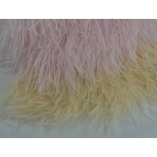 China Wholesale Pink Ostrich Feather Trimming Factory Provide For Wedding Dress manufacturer