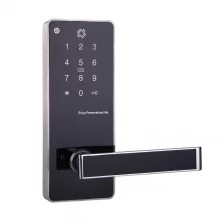 China 2019 new touching password RF card fingerprint APP interior door locks manufacturer