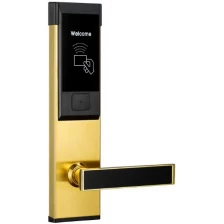 porcelana China made Intelligence Key Card Reader Safe Electronic Rfid NfC Keyless Door Smart Hotel Locks fabricante