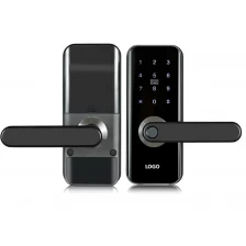 China Commercial Electronic Password Lock USB Rechargeable RF Card Smart Hotel Door Lock Hersteller