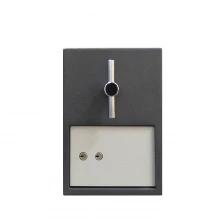 China cheap rotary hopper deposit safe box with 2 doors wholesales manufacturer