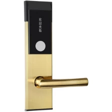 Cina hotel lock keyless electronic card key lower price hotel door lock systems China made produttore
