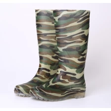 China 101-7 camouflage non safety rain boots manufacturer