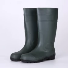 China 106-1 green safety work boots pvc manufacturer