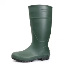 China A8GB green matte waterproof non safety pvc rain boot for garden manufacturer