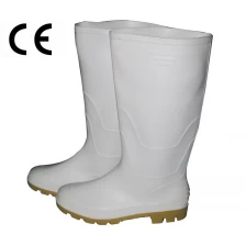China AWYN white food industry pvc rain boots manufacturer