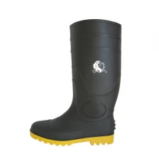 Cina BYS china CE approved steel toe cap pvc safety rain boots produttore
