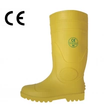 China YYS CE standard yellow waterproof wellington boots manufacturer