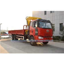 porcelana 6x4 FAW 12000 kg Crane plegable hidráulico Crane montada fabricante