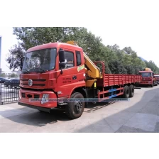 porcelana China Dongfeng 10-12 toneladas hidráulica montada en camión grúa pluma telescópica carro de la grúa del proveedor fabricante