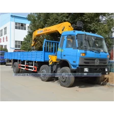 porcelana China Dongfeng 6x2 8-10 tons Truck-mounted crane, Straight Boom Crane Truck Manufacturer fabricante
