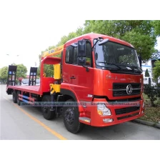 porcelana Dongfeng Kinland 8*4 Crane montada en camión plano, 10-12 toneladas de grúa plana Crane fabricante de porcelana fabricante