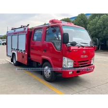porcelana ISUZU Fire Engine Truck 2Cbm 2ton 2000l Camión de bomberos de tanque de agua pequeño para venta caliente fabricante