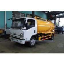 porcelana Japón isuzu 6000l 6cbm 6m3 Vacu de aguas residuales Tank de succión Camión -1600 - 2200 galones Proveedor de camiones de succión fecal fabricante