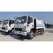 Китай 8CBM Dongfeng garbage truck supplier,4X2 DFAC garbage truck for sale производителя