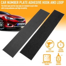 China Germany hot selling number plate holder adhesive hook and loop tape license plate stickers for cars manufacturer