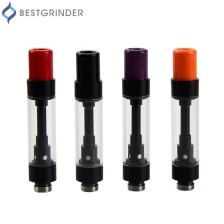 China Colorful Mouthpiece 1g Ceramic Vape Smart Cartridge for CBD THC oil manufacturer