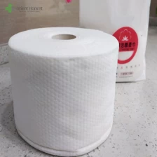 China 20*20 cm disposable cotton face towel roll Hubei supplier with ISO13485 manufacturer
