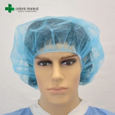 Китай 21 '' PP Нетканые, хирургические шапочки одноразовые синий Нетканые шапки, медицинские одноразовые круглые шапки, производителя