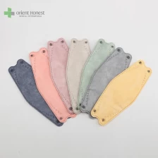 China 4ply non woven disposable colorful KF 94 Headloop mask China Factory manufacturer