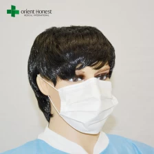 porcelana Anti-bactieria de tipo quirúrgico máscara, la máscara de polipropileno no tejida, cuerda elástica fabricante máscara de hospital fabricante