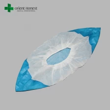 China China best manufacturer for non slip CPE coated waterproof disposable shoe cover with whole elastic ankle manufacturer