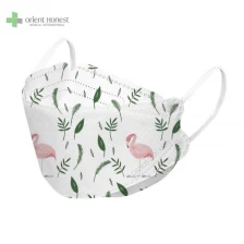 China China factory printed KF94 biodegradable face masks with earloop 3D manufacturer