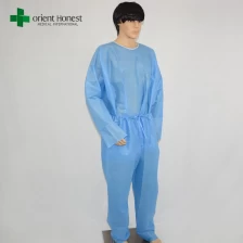 Cina Porcellana fabbricante tute macchia monouso, camice monouso mano medico lavaggio, all'ingrosso camici ospedalieri di pazienti produttore