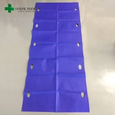 porcelana Fabricante de China para hospital de un solo uso de hoja de diapositiva de transferencia de pacientes no tejidos con la aprobación de la FDA fabricante