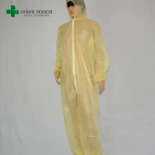 Chine Chine fabricant imperméable coverall isolé, grossiste PP imperméable + PE salopettes, fournisseur coverall déperlant pas cher fabricant