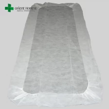 China Chinese best manufacturers for disposable bed sheet with elastic , breathable disposable mattress cover , Polypropylene hospital fitted bed sheets manufacturer