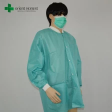 China Chinese vendor for disposable smocks,the best supplier acid resistant lab coat,wholesales disposable chemical lab coat manufacturer