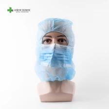 China Disposable Space cap with masks for food factory medical suppliers manufacturer