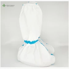 porcelana Cubierta desechable desechable de la bota con cinta azul fabricante médico fabricante
