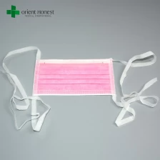 China Doctor and patient tie on mask , surgery sanitary mask , hospital masks for sale manufacturer