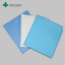 China Fábrica de lençol médico descartável, não tecido um folhas de uso do tempo, resistente à chama hotel de folha plana fabricante