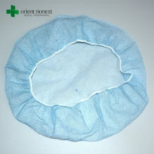 中国 頭保護のブルーのナイロン メッシュ hairnets 使い捨てサプライヤー メーカー